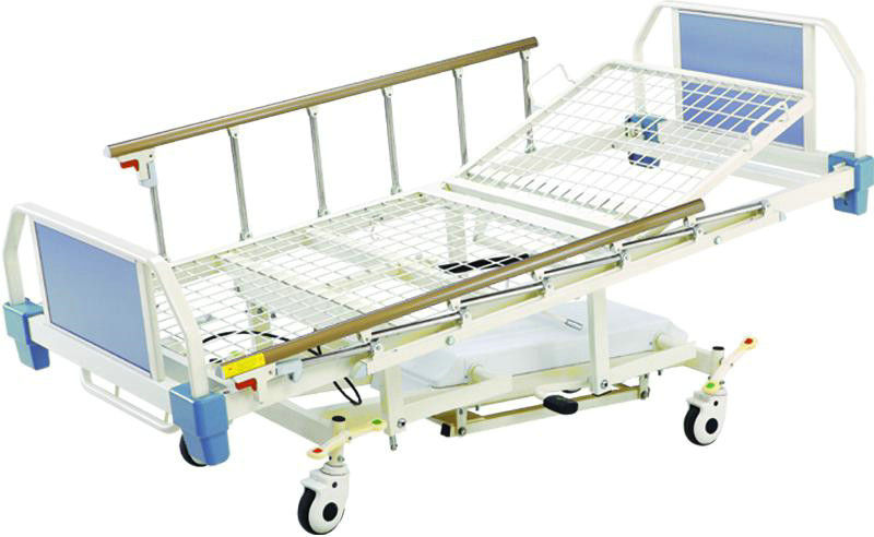 4 υδραυλικό ιατρικό υπομονετικό κρεβάτι λειτουργίας με τα πλευρικά κιγκλιδώματα κραμάτων αργιλίου