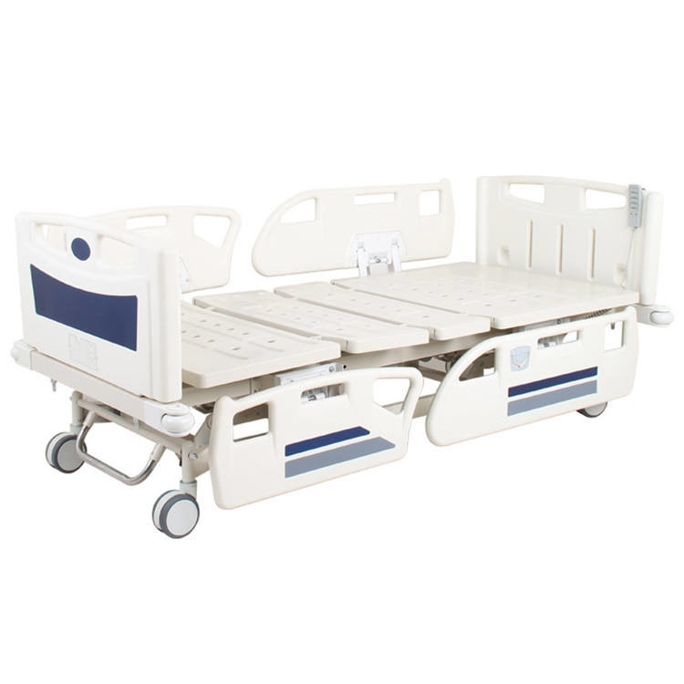 Ηλεκτρικό πέντε-λειτουργίας Icu νοσοκομείων εντατικής παρακολούθησης κρεβάτι θεραπείας ιδιωτικών κλινικών ηλικιωμένο φυσικό