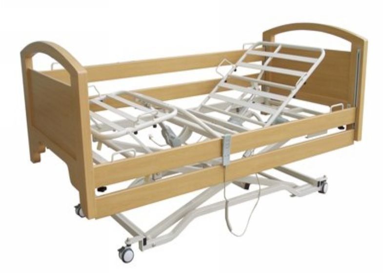 Υπερβολικά χαμηλά κρεβάτια οικιακής φροντίδας με μακρινό ελεγκτή πλευρικών κιγκλιδωμάτων Melamined τον ξύλινο