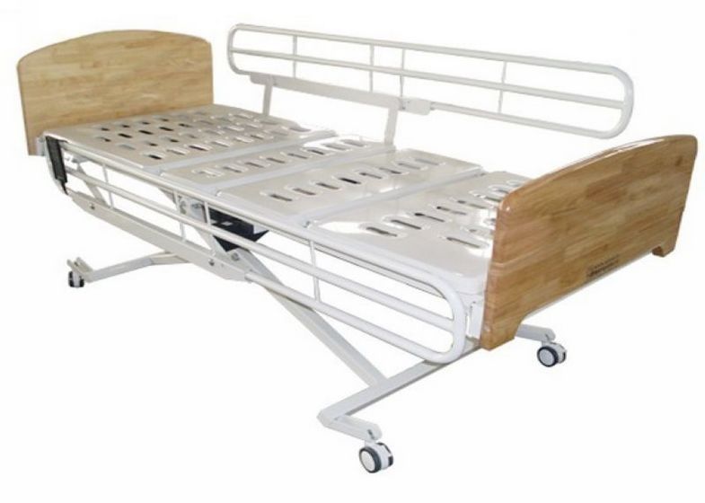 Σμαλτωμένα κρεβάτια ιδιωτικών κλινικών δομών χάλυβα με τα πτυσσόμενα πλευρικά κιγκλιδώματα