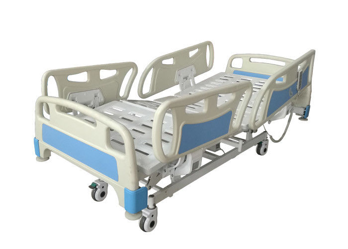 Ηλεκτρικό ICU κρεβάτι πέντε λειτουργίας με χειρωνακτικό CPR και στις δύο πλευρές για το νοσοκομείο