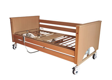 Ηλεκτρικό κρεβάτι προσοχής σκιαγράφησης λειτουργίας ξύλινο για το οίκο ευγηρίας